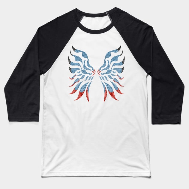 Mystic Wings Baseball T-Shirt by SoraLorr